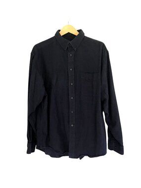 ROUNDTREE & YORKE CASUALS- MENS BLUE 100% COTTON BUTTON DOWN -SIZE X-LARGE